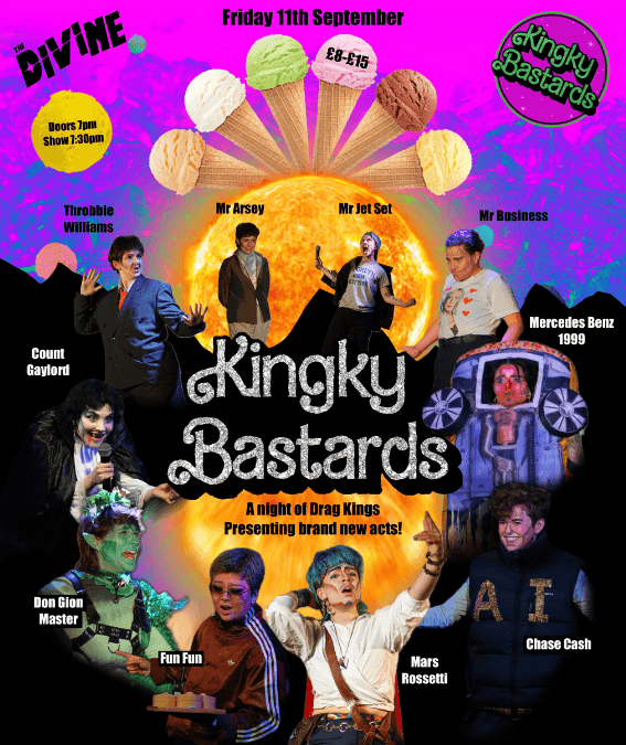 Kingky Bastards play The Divine - Friday 11th September 2026